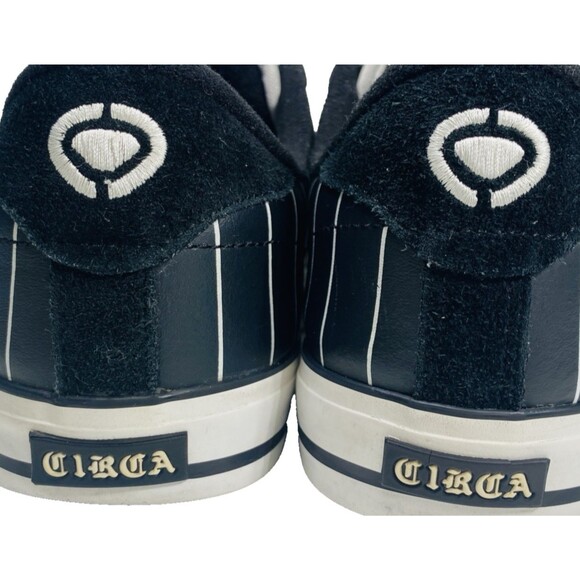 C1RCA AL50 Adrian Lopez Pro Model Black Pinstripe Skate Shoes M 9.5 Vintage Y2K - Picture 5 of 15